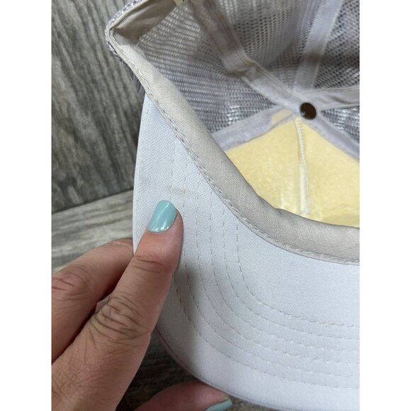 Vintage 80's Regul Tire Flat Brim Grey Trucker Snapback Hat Baseball Cap Patch - Picture 8 of 8